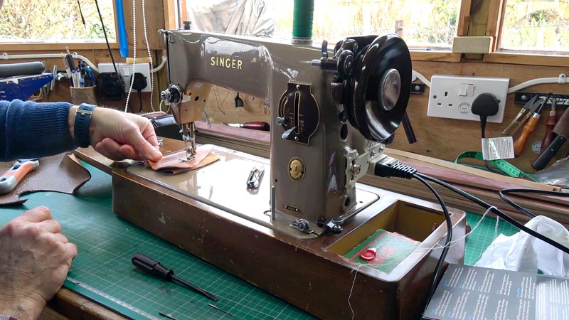 Sewing Machine Motor Have Blue Sparks