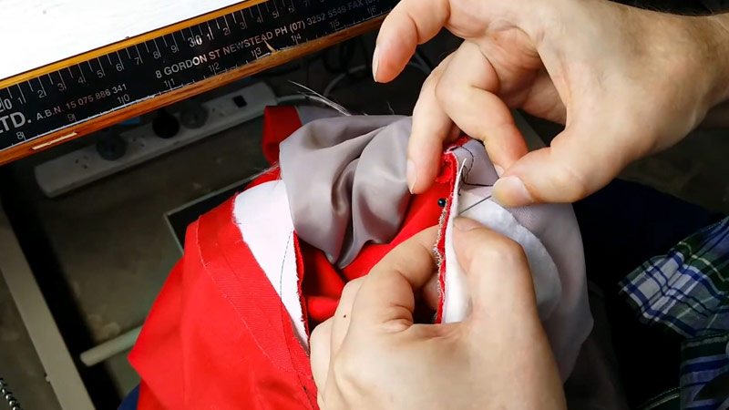 Sew On Shoulder Pads Into Jacket