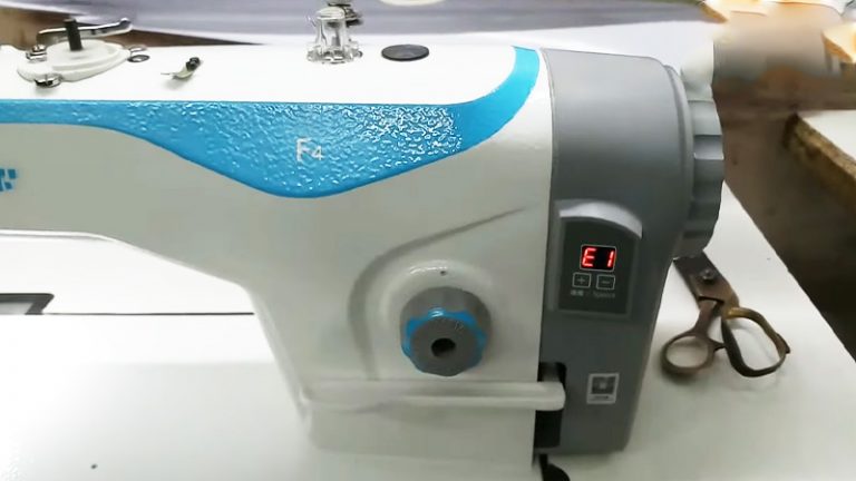 E1 Error On Kenmore Sewing Machine