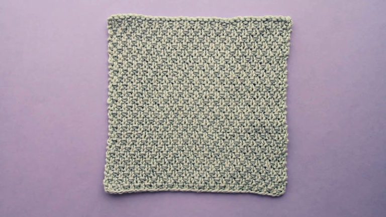 Moss Stitch in Knitting