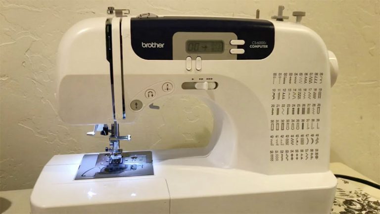 E6 Error On A Computerized Sewing Machine