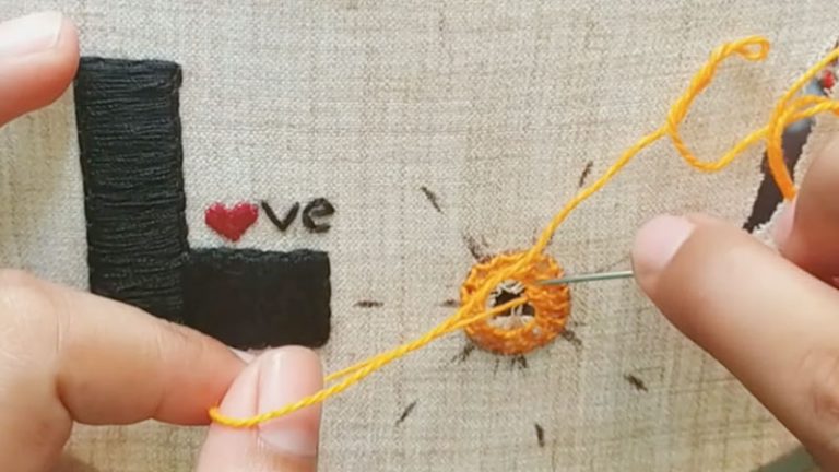 Embroider Over A Hole