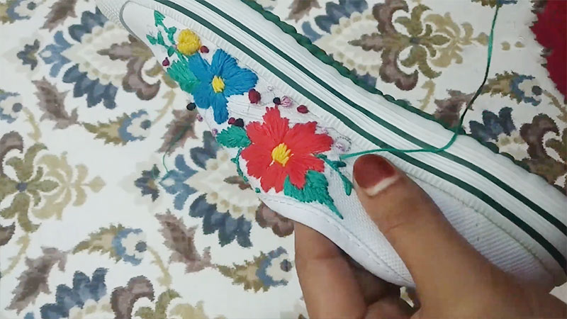 Embroidery On Shoes