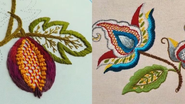 Crewel-Vs-Jacobean-Embroidery