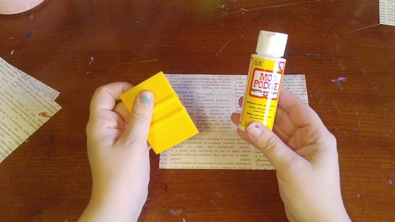 Make Mod Podge Cure Faster