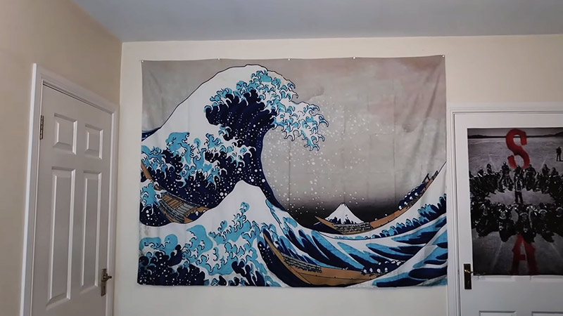 How To Hang Tapestry Without Damaging Wall