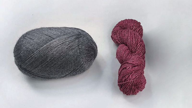 Yarn Hank Vs Skein - Wayne Arthur Gallery