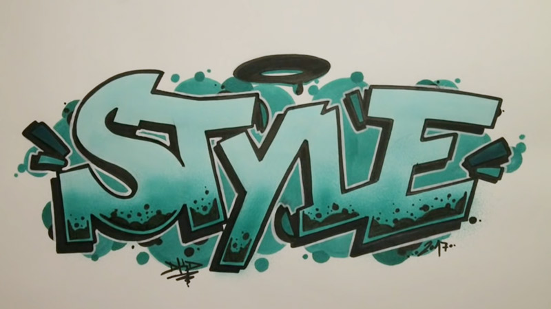 different graffiti styles