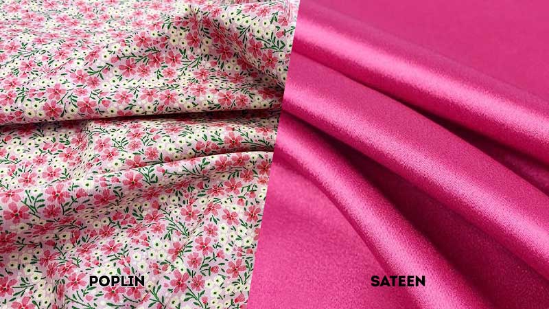 Poplin Vs Sateen