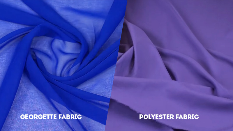 georgette vs polyester