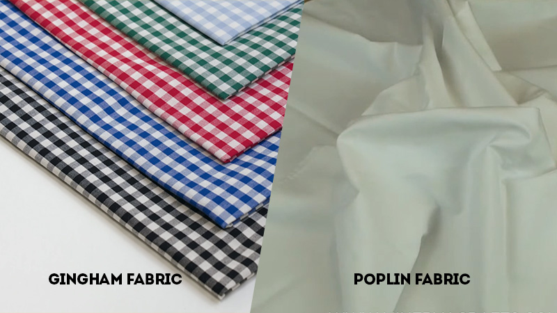 gingham vs poplin