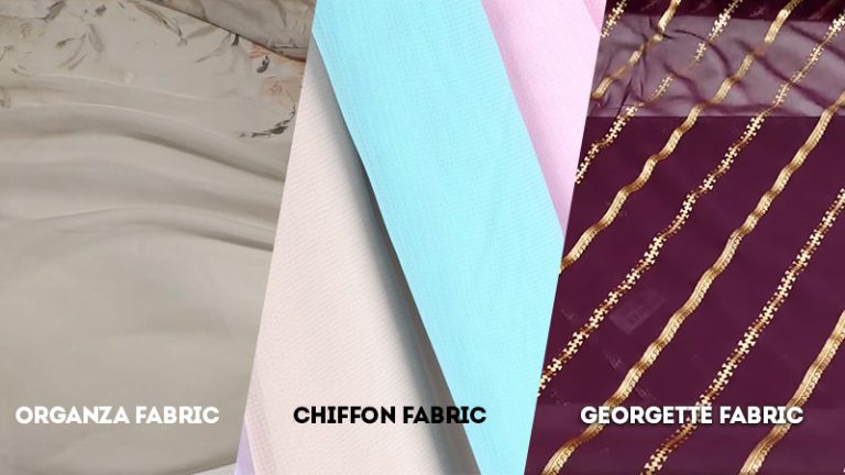 organza vs chiffon vs georgette