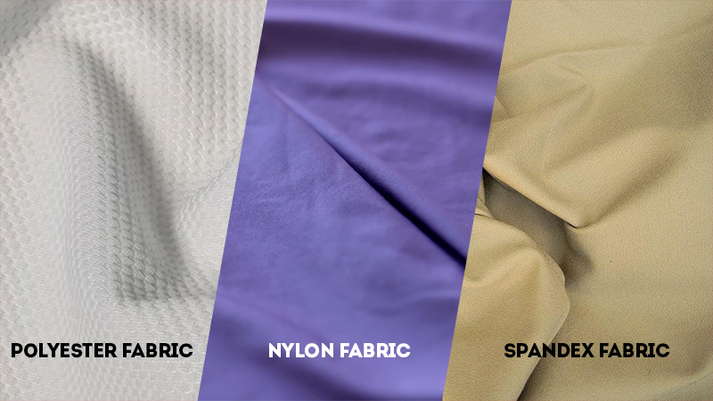 polyester vs nylon vs spandex
