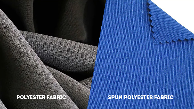 polyester vs spun polyester