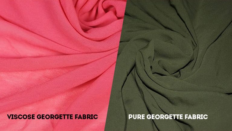 viscose georgette vs pure georgette