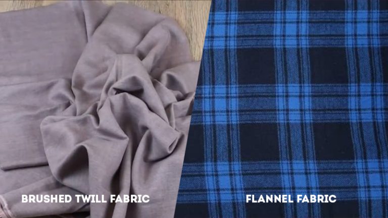 brushed twill vs flannel