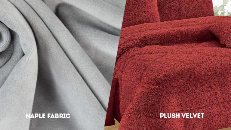 naple fabric vs plush velvet