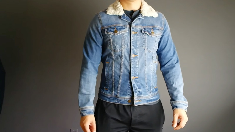 Denim jacket sales too small