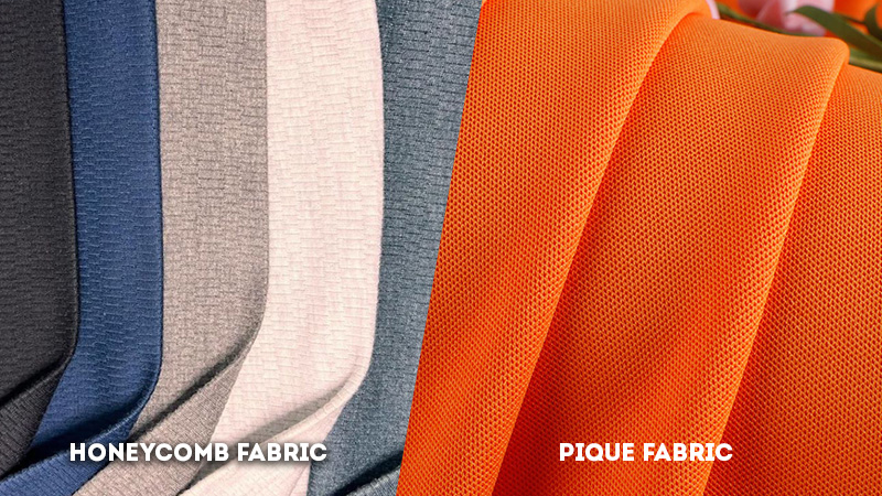 honeycomb vs pique fabric