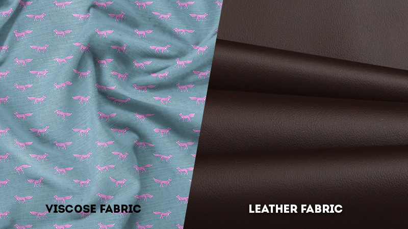 viscose vs leather