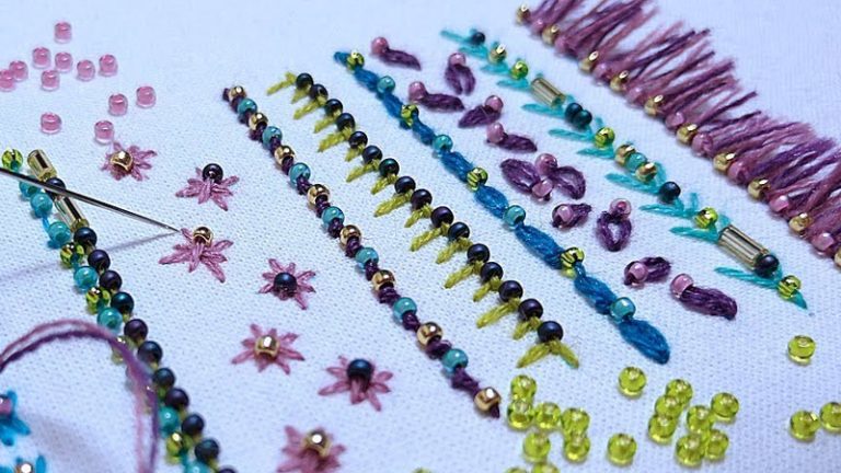 How to Attach Pearls to Fabric