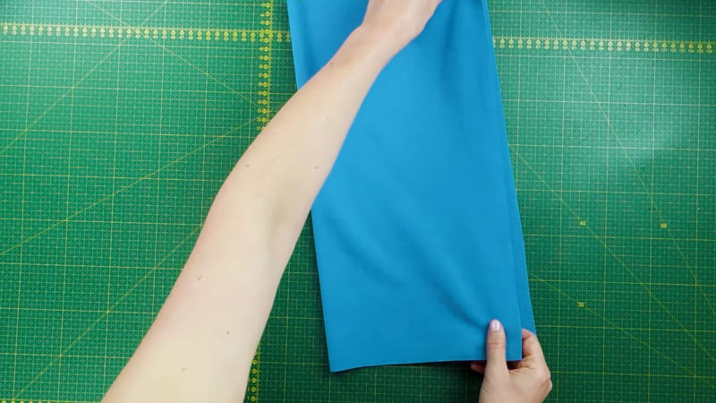 Fold the Fabric in Half