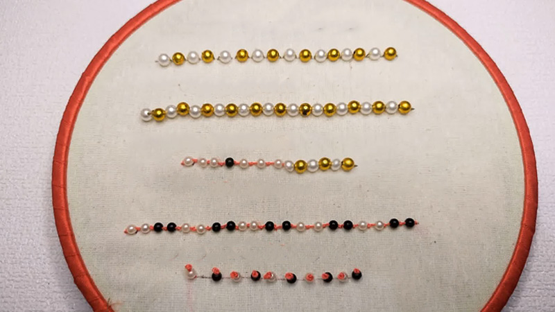 How to Attach Pearls to Fabric