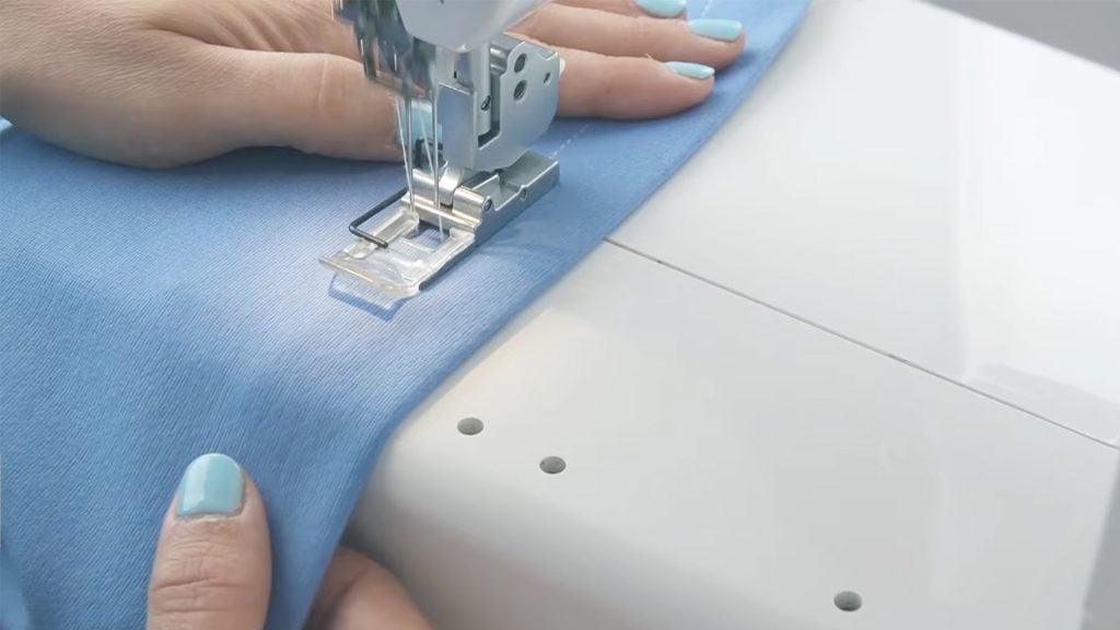 How to Hem Knit Fabric with Serger