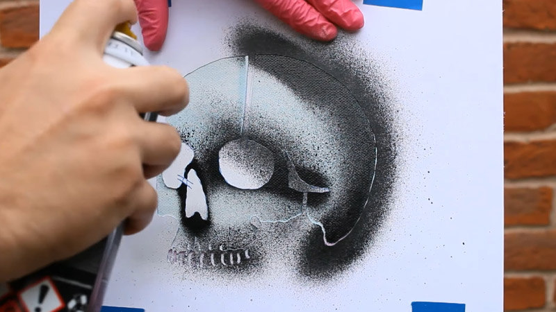 How to make STENCILS for SPRAY PAINT ART 