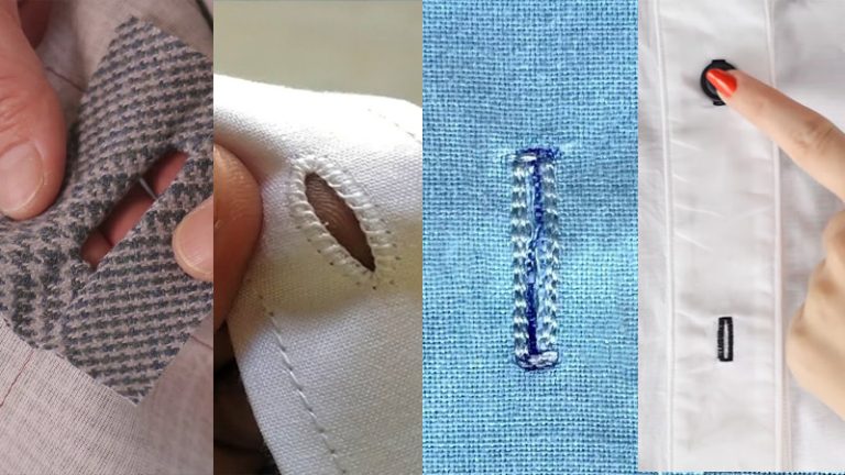 Types of Buttonholes