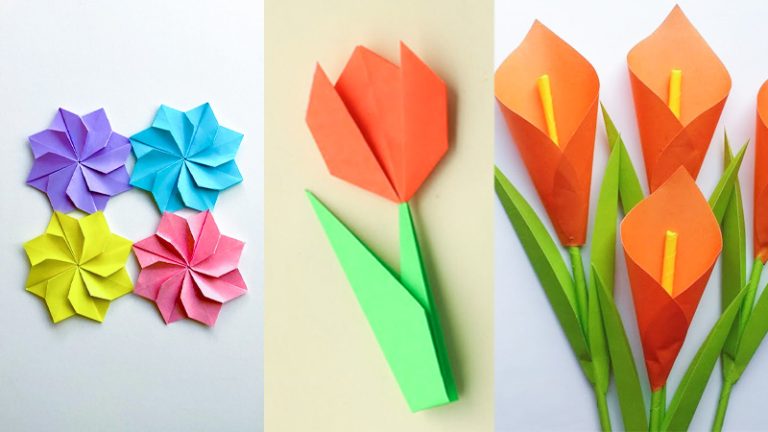 Origami Blooms: 10 Easy Origami Flowers for Kids - Wayne Arthur Gallery