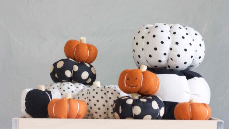 How To Make Fabric Pumpkins