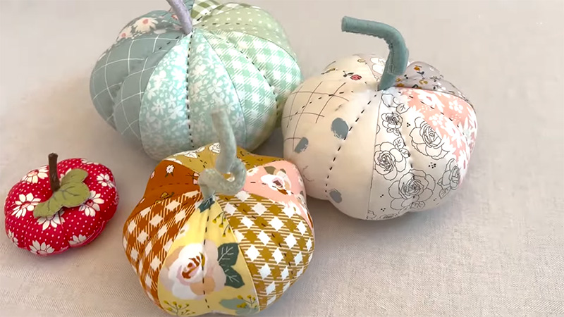 How To Make Fabric Pumpkins