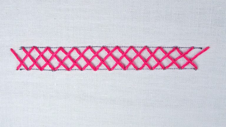 How to Do Herringbone Stitch Embroidery