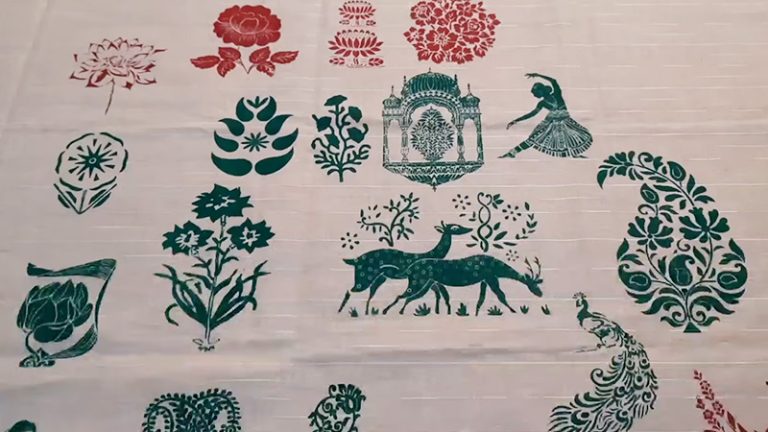 How To Block Print Onto Fabric