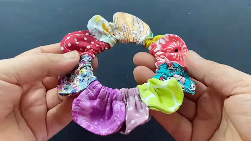 Why Do People Make a Patchwork Scrunchie Out of Scrap Fabric