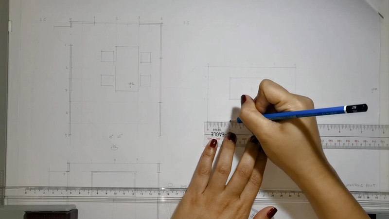 Draw the Horizon Line and Vanishing Points