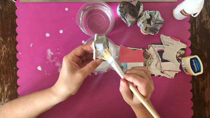 Make a Paper Mache with PVA Glue