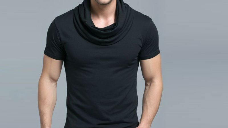 Cowl Neck T shirt