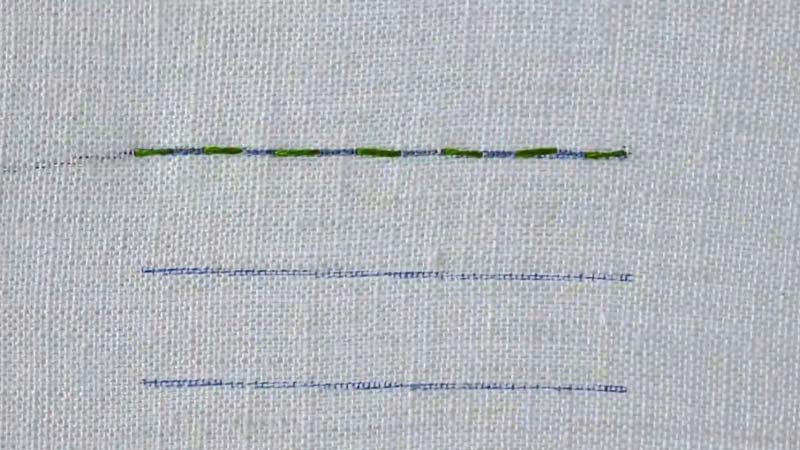 Complete the Running Stitch
